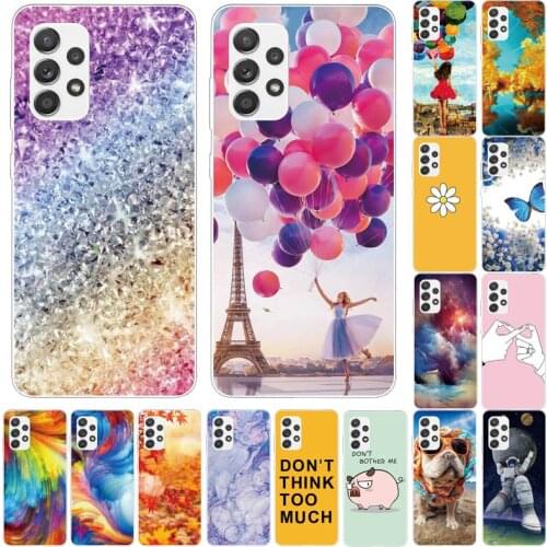 For Samsung A72 4G Case Soft Silicone Back Cover Bags For Samsung A72 5G Butterfly Case Bumper For Samsung Galaxy A72 A 72 4G 5G