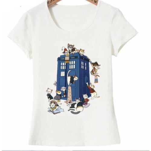 Mew Print T-Shirt Summer Women T-Shirt Cute Girl Casual Tops Ameitte Funny Cartoon Cat Design Woman Tees Short Sleeve