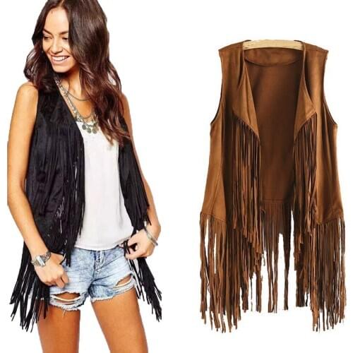 ISHOWTIENDA Women's Suede Vests China