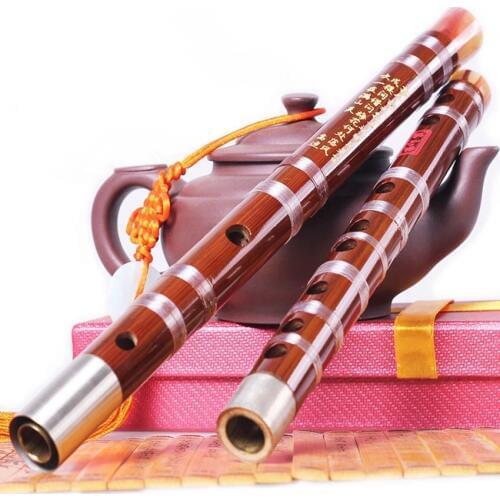 JLM High Quality Chinese Bamboo Flute Musical Instrument CDEFG Key Transverse Dizi Professional Flauta Binodal Double Plug