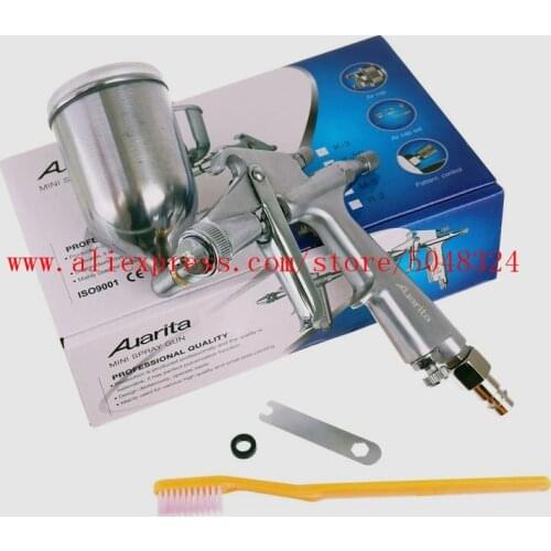 Auarita Mini spray gun Power Home Electric Paint Sprayer 1.0 mm Nozzle Easy Spraying Clean Perfect for Beginner 250cc