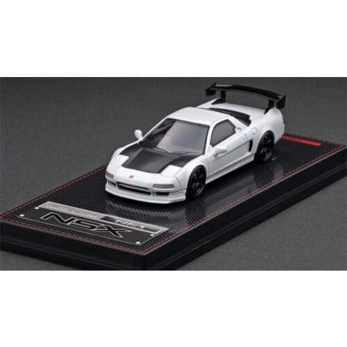 IG 1:64 Honda NSX (NA1) Matte Pearl White Diecast Model Car