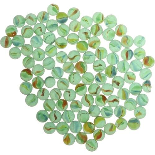 Pack of 100 16mm Petal Glass Marbles, Marble Ball Run Game Toy, for Vase Filler, Table Scatter, Aquarium Decor