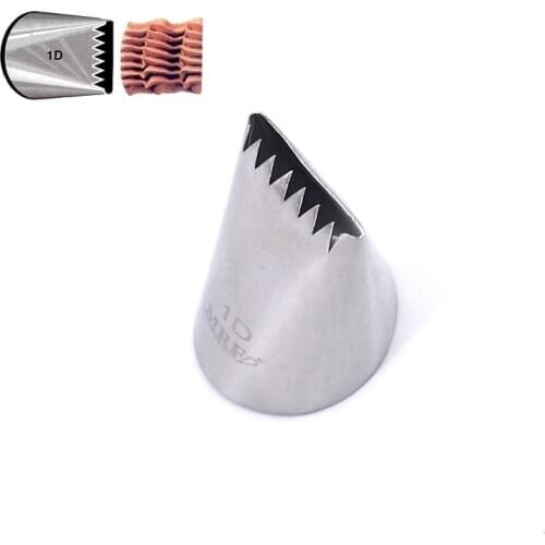 1D Larger Size Basketweave Tips Decorating Nozzle Icing Tube Pastry Tips Fondant Cake Decorating Sugarcraft Tools Bakeware