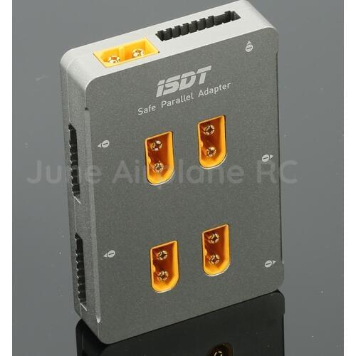 Original ISDT PC-4860S 1-8S Safe Parallel Board XT60 CNC Efficiency Parallel Charging Board