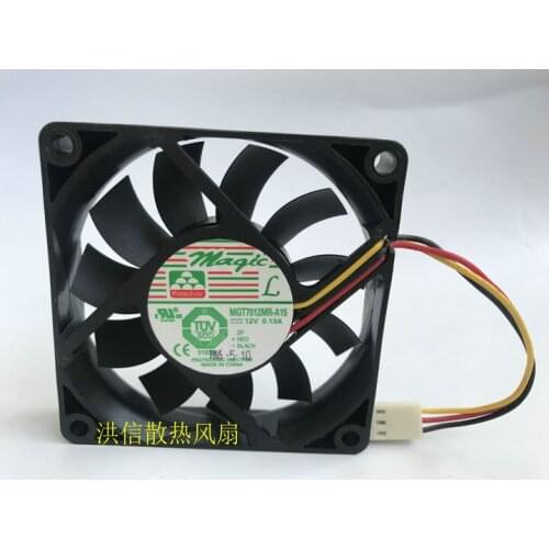 Original magic 7015 mgt7012mr-a15 DC12V 0.13a 3-wire silent fan