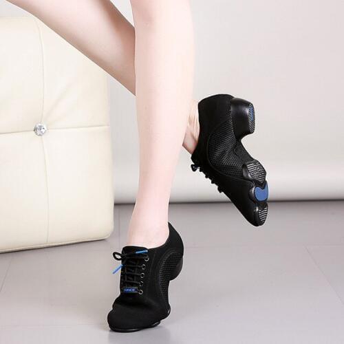 Oxford shoes for women Teacher Dance Shoes man Two-Point canvas Shoes Square sneakers Modern Outdoor Latin Dance Shoes