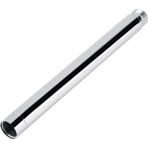 8inch Round 201 Stainless Steel Shower Extension Tube With Chrome Plating Shower Extension Rod Tube Bar Pipe Bathroom Accessory