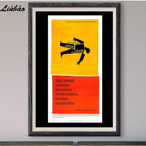 V259 1959 Anatomy Of A Murder Vintage Classic Movie Print Silk Poster Home Deco Wall Art Gift