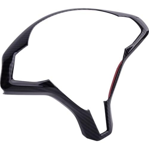 Interior Front ABS Car Steering Wheel Frame Cover Trim Moulding Fit For Tesla Model X S 2016 2017 2018 2019