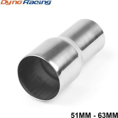 51MM TO 63MM Exhaust 2 Step Reducer Adapter Connector Tube Stainless Steel Pipe Cone BX101447-1