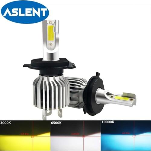 ASLENT 2Pcs H1 H3 H4 H7 mini Led H8 H11 HB3 9005 HB4 9006 880 Car Led Headlight 10000LM Car Light Bulbs Automobiles Auto Lamp