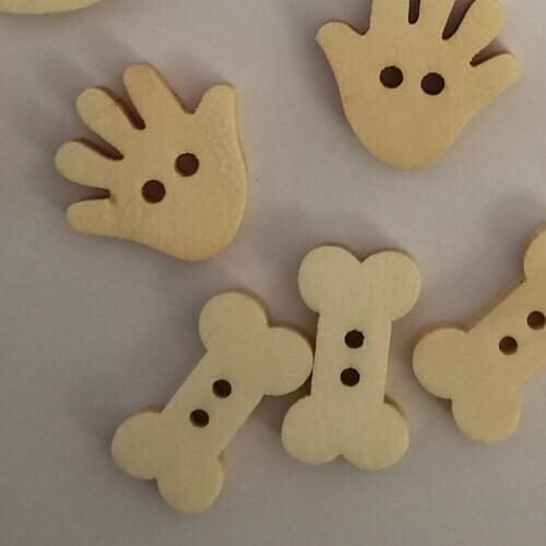 200PCS Cat Wood Buttons Sewing Scrapbooking Home Clothing DIY Making Gift Handwork Decor Cartoon Decorative Buttons for Crafts