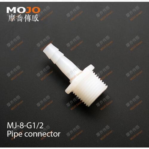 2020 Free shipping!(10pcs/Lots) MJ-8-G1/2 straight-through joint 8mm to G1/2" male thread connector pipe fitting