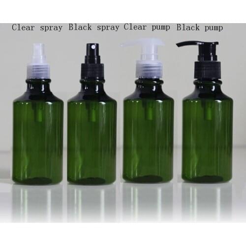 30pcs/lot 250ml green pet bottle,250ml green pump plastic bottle 250ml green plastic lotion bottle,spray bottle
