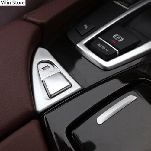 Accessories For BMW 5 Series F10 F18 Car Styling Interior Front Center Console Panel Armrest Box Switch Button Knob Cover Trim