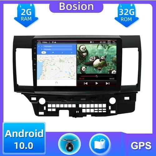 Android 10.0 For MITSUBISHI LANCER 2006-2016 Car Radio Stereo Audio Player Head Unit with Wifi BT AUX MAP Camera Canbus