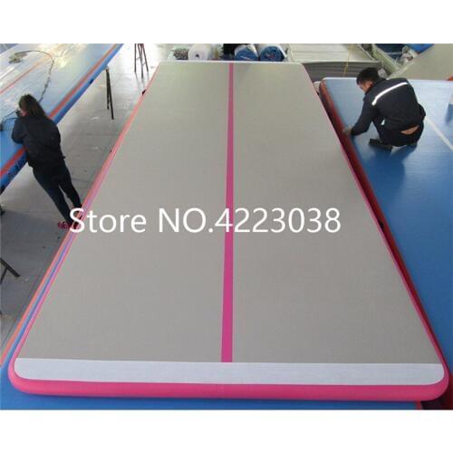 Free shipping door to door 4*1*0.2m Inflatable Air Tumble Track Olympics Gym Mat Yugo Inflatable Air Gym Air Track Home use