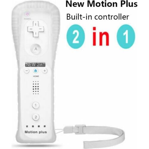 2 In1 Built-in Motion Plus Wireless Gamepad Remote Controller For Nin Tend Wii U Remote Controle Joystick Joypad For Wii /wii U