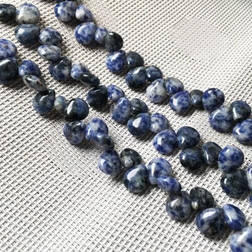 Natural Stone Water Drop Shape Loose Beads Sodalite Semifinished String Bead for Jewelry Making DIY Bracelet Necklace Accessorie