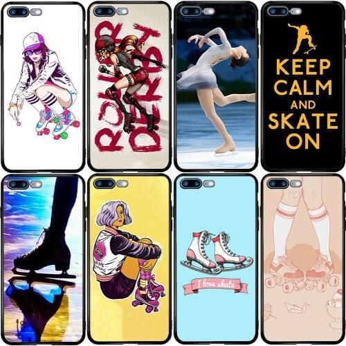 Cover Case for Samsung A10 A10E A10S A20 A20S A30 A40 A50 A50S A60 A70 A21S A31 A41 A51 A71 Skating Ice Shoes