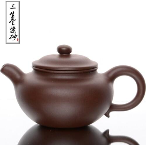 Seed pot Purple mud special price Yixing purple sand pot Kung Fu teapot tea set wholesale purple sand gift custom logo