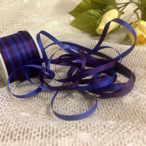 J1057 A Roll Wholesale 2mm-36mm 100% Pure Silk Embroidery Ribbons Handcraft Supply Double Faced Thin Taffeta Silk Ribbon