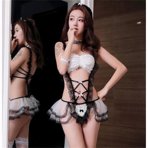 GOYHOZMI Slips women maid lace mini full slips princess intimates hot slip fashion lady