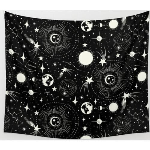 Solar System Tapestry Wall Hanging Wall Decor Bedroom Home Decoration Wall Tapestry Yoga Mat