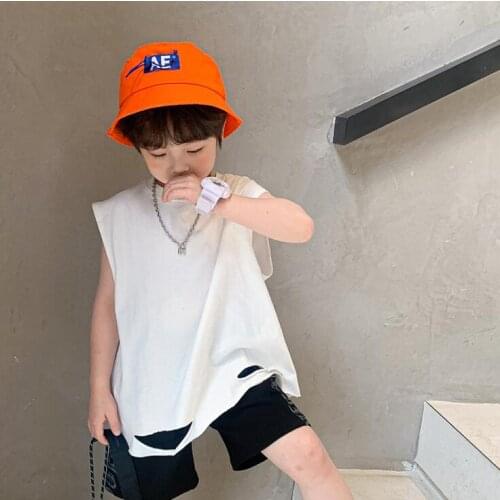 2021 new arrival girls boys summer short sleeve casual cotton kids t-shirt