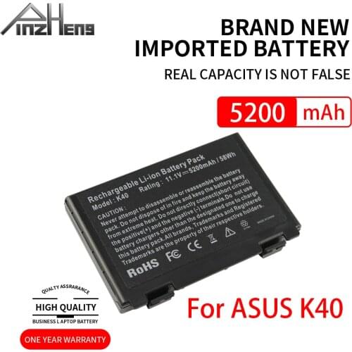 PINZHENG 11.1V Laptop Battery For Asus a32-f82 a32-f52 a32 f82 F52 k50ij k50 K51 k50ab k40in k50id k50ij K40 k50in k60 k61 k70