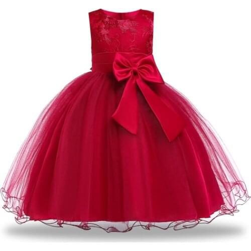 Princess Kids Baby Dress For Girls Fancy Wedding Dress Sleeveless Party Birthday Baptism Dress For Girl 2021 New Summer Dresses