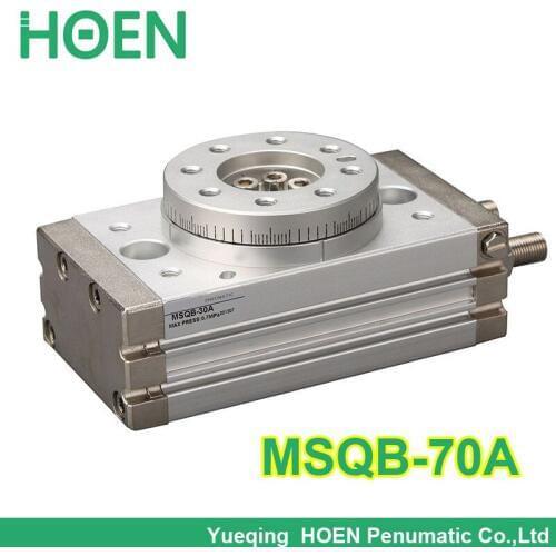 MSQB-70 High Quality Double Acting Air Rotary Actuator Pneumatic Cylinder Table MSQB 70A MSQB 70R