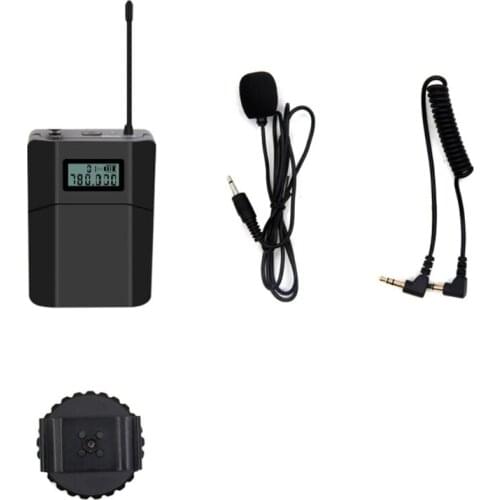 R58A Portable Lavalier Microphone System for Videos Interview Livestreaming Small Kit Extra Long Working Distance Up to 70M