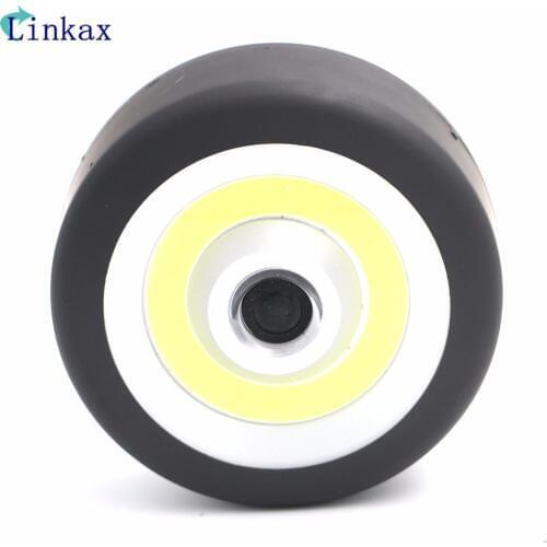 Portable Mini COB LED Flashlight Round Pocket LED Flash Light Lamp Camping Torch Lighting Hanging Magnetic AA Torch