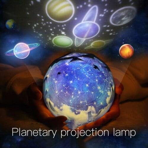 LED Projector Lamp Universe Planet Night Light Star Sky Galaxy Lamp Indoor USB Bluetooth Rotate Starlight Room Atmosphere Decor