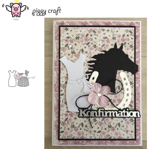 Piggy Craft metal cutting dies cut die mold 2019 New Bow lace skirt Scrapbook paper craft knife mould blade punch stencils dies