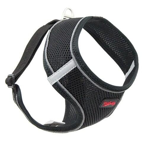 Tailpetz Step-In Black Cat Dog Chest Collar 424397717