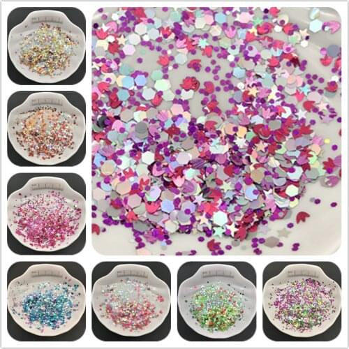 30g 1mm 3mm Ultrathin Loose Sequins Glitter Paillettes For DIY Nail Craft,Makeup, Wedding Decoration confetti
