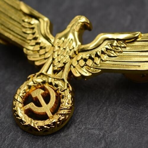 Top Quality 1PC Soviet Union USSR CCCP Badges Golden Victory Eagle Medals Souvenir Gifts