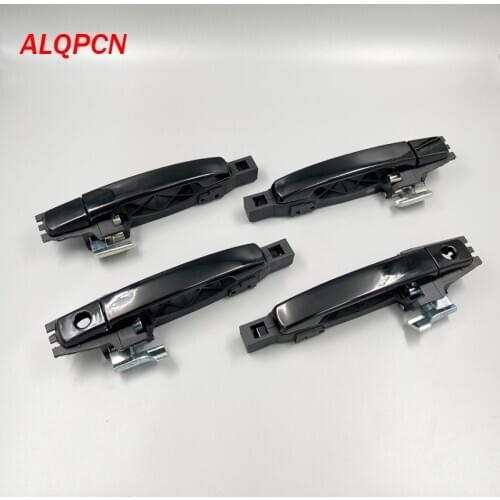 Black door outer handle front and rear for nissan sentra 2007 2008 2009 2010 2011 2012