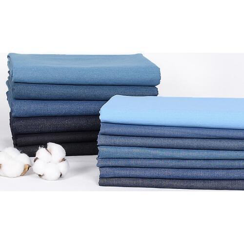 50*150CM Washed Denim Fabric Cotton Warm Thickened Jacket Wear-resistant Fabric Autumn Clothing Pants Skirt Handmade Diy Fabric