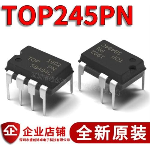 100% New&original TOP245PN TOP245P TOP245 DIP-7 In Stock (5pcs/lot)