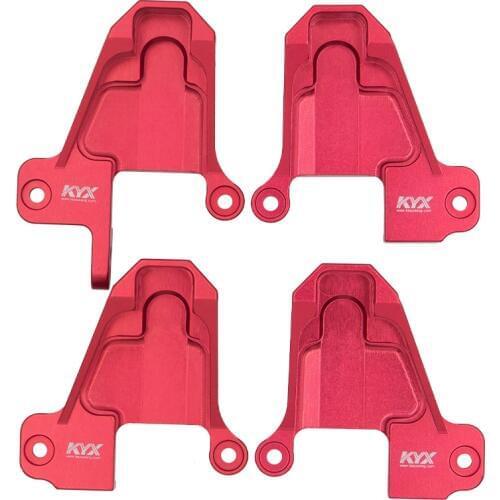 KYX Racing Aluminum Suspension Bracket Shock Towers Upgrades Part for 1/10 RC Crawler Car Traxxas TRX4 TRX-4 Parts & Accessories