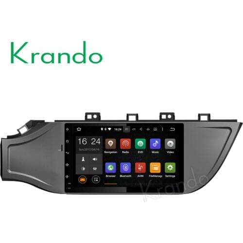 Krando 9" Android 7.1 car audio navigation multimedia system for kIA k2 RIO 2017+ radio gps dvd palyer WIFI 3G DAB