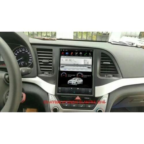 10.4inch touch screen android 7.12 tesla style car dvd player for hyundai elantra 2016 car audio gps navigation wifi bluetooth