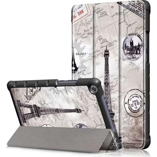 Flip PU Leather Case For Huawei MediaPad M5 lite 8 JDN2-W09/AL00 8.0 inch smart cover for huawei M5 lite 8 Case +filmpen