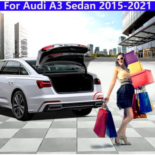 Car Trunk Opening For Audi A3 Sedan 2015-2021 Tail box Foot kick Sensor Intelligent Tail Gate Lift Electric Tailgate