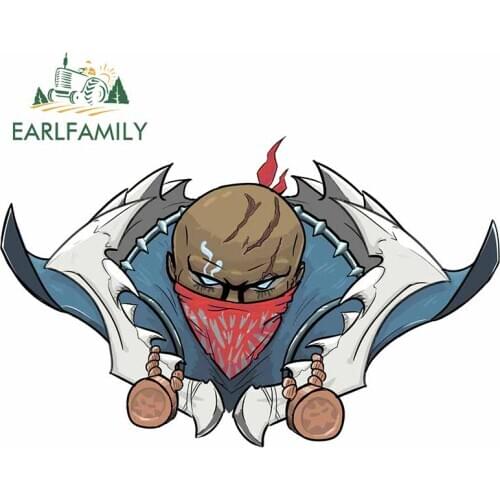 EARLFAMILY 13cm x 8.4cm For Pyke Fine Decal Personality Car Stickers Creative Sticker Surfboard Waterproof Vinyl Material Decor