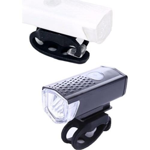 360°Rotating Adapter Bike Light Front USB Rechargeable 300 Lumen Waterproof Lamp Headlight Cycling Flashlight Accessories